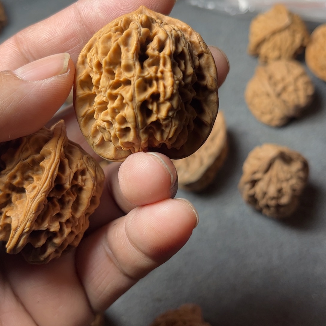 吊坠文玩核桃野生狮子