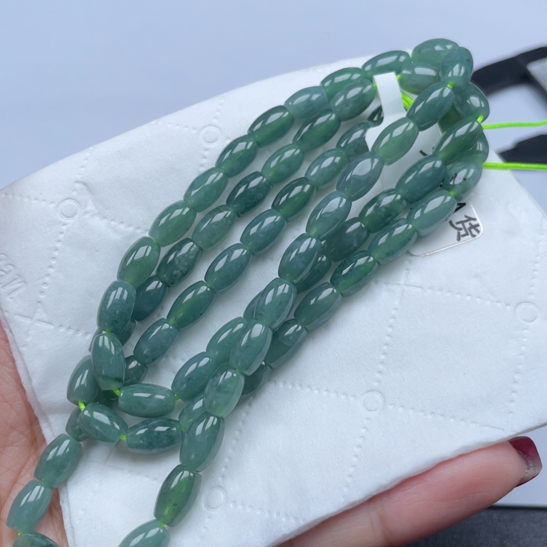 翡翠颈饰未镶嵌天然a货翡翠包邮