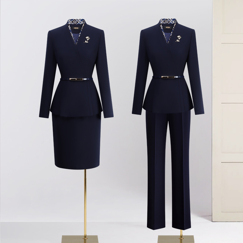 职业套装女秋季西装制服酒店经理工作服高端美容顾问案场客服女装