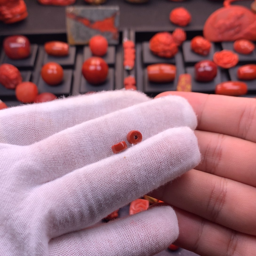 南红玛瑙未镶嵌川料原矿精工隔片6mm（多样性发其一