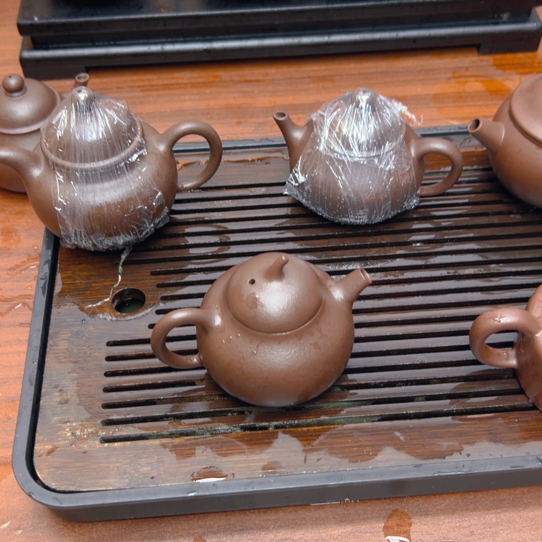 茶壶紫砂仓**措紫泥茄瓜