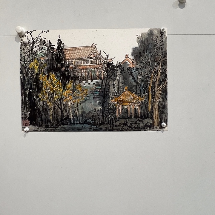 国画继森老师作品山水