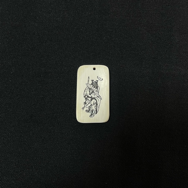 H71505 钟馗 只做天然猛犸牙