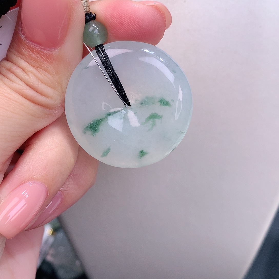 颈饰未镶嵌翡翠绿野仙踪平安扣