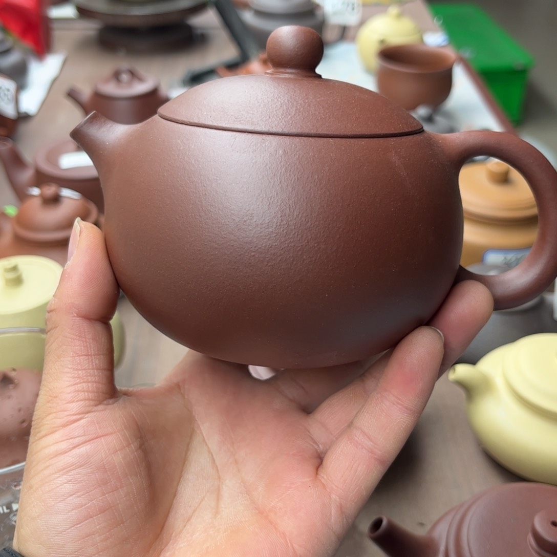 紫砂茶壶紫泥西施420左右瑕疵
