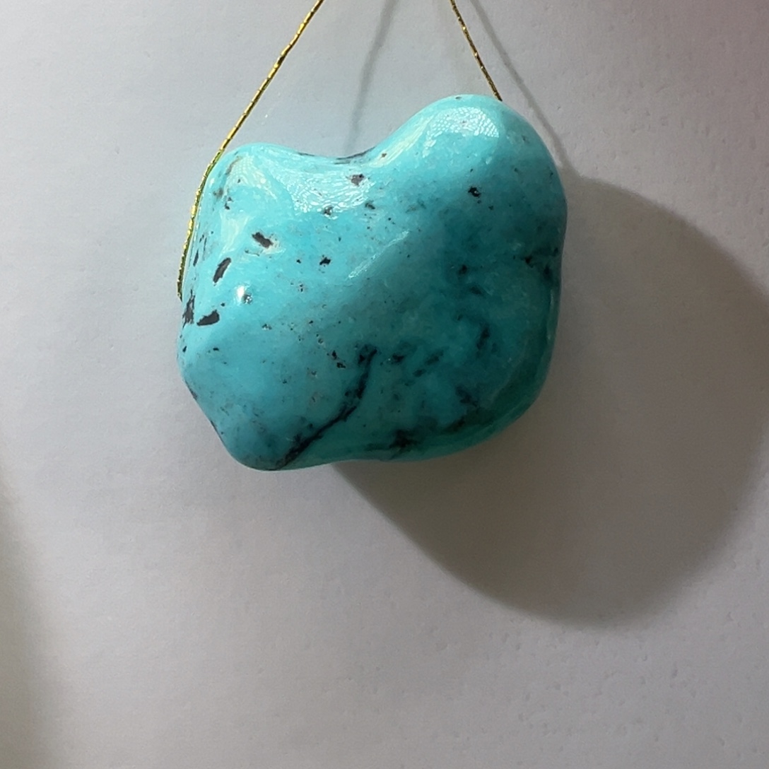 绿松石未镶嵌挂件