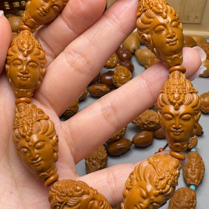 橄榄核手串/手链八宝观音
