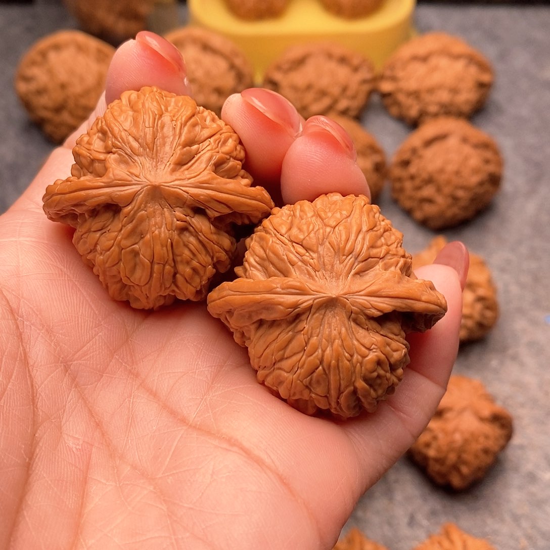 文玩核桃把件精品特价磨盘狮子头39全品