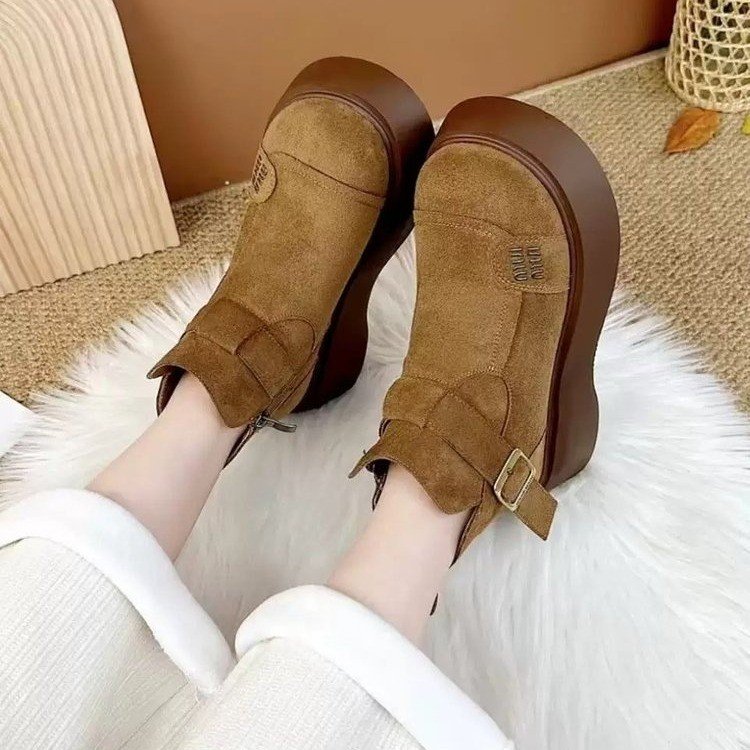 【万达撤柜】选编码261-388百搭增高加绒加厚雪地靴厚底2024新款