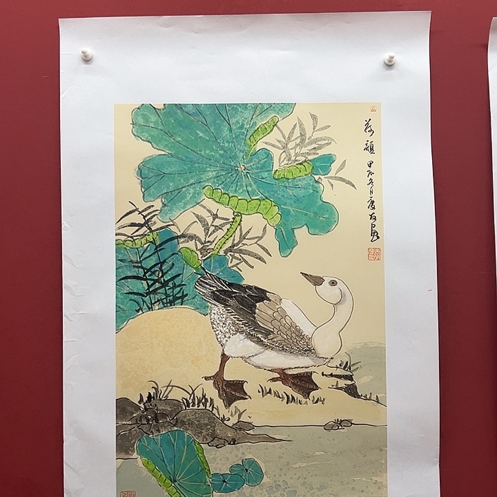 书法庆友鸭子肉很好吃