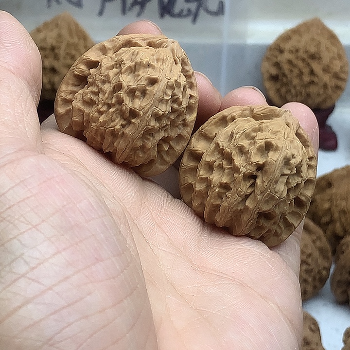 A***一吊坠文玩核桃35 白狮子