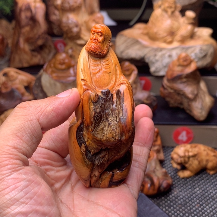 柏木（崖柏）崖柏手把件