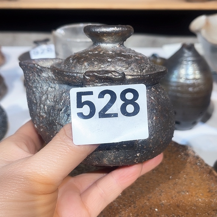 壶高温柴烧陶泥宝瓶