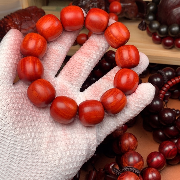 摩***语木20×21老形全玉化果冻泥鸡血红