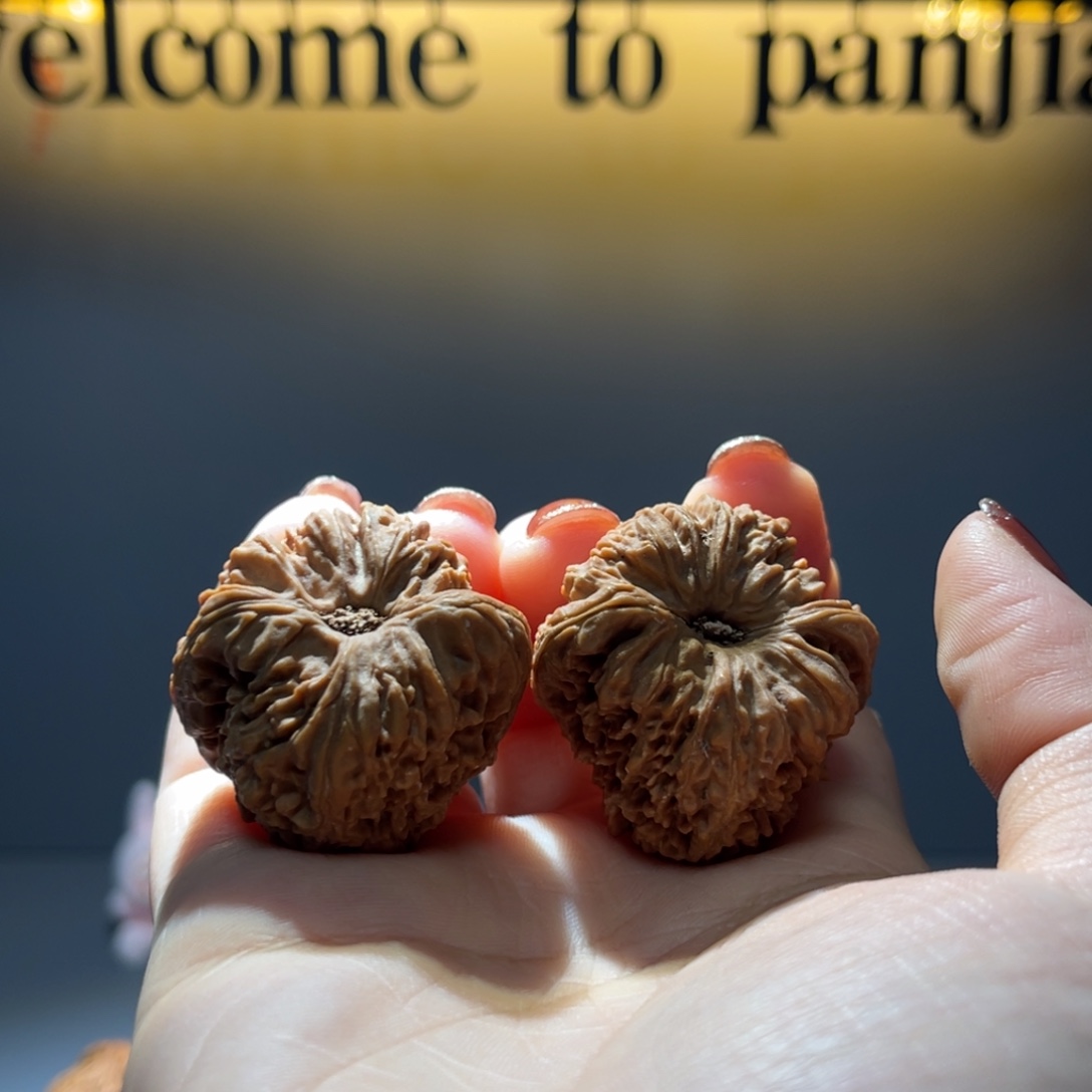 神***锵文玩核桃吊坠南将