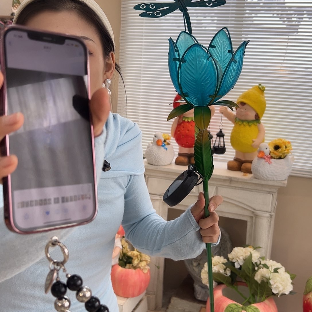 花园摆件红红火火