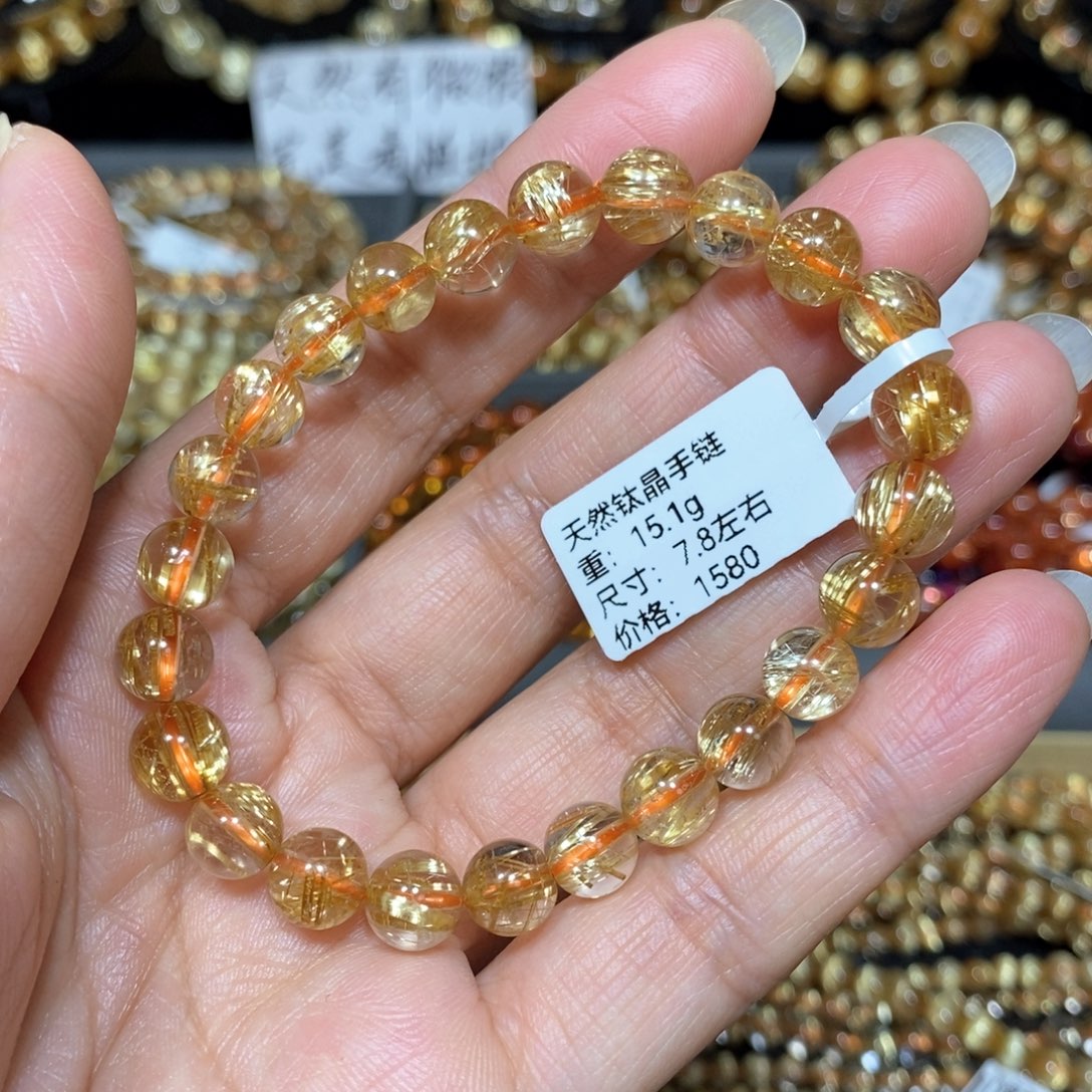 水晶手链未镶嵌钛晶