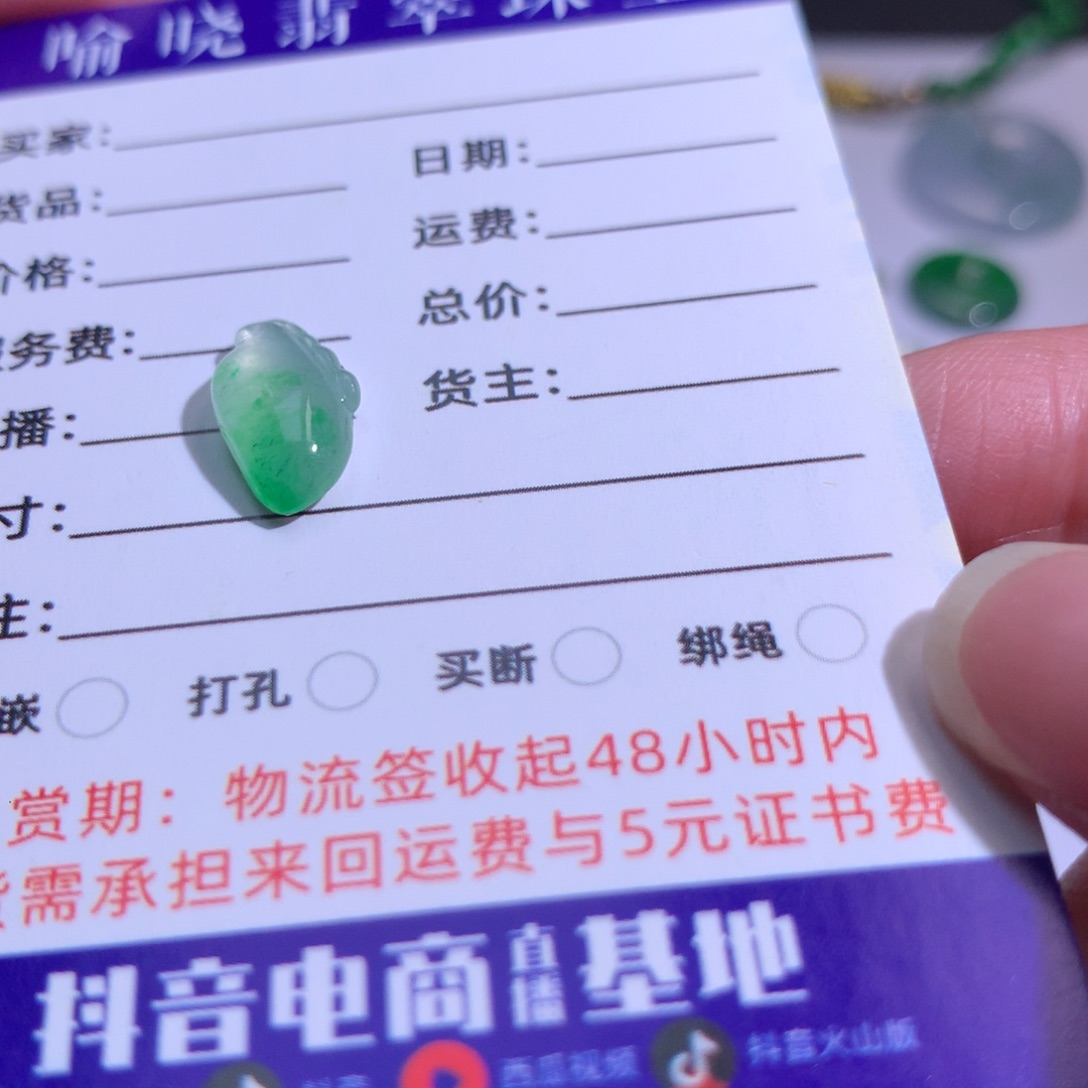 颈饰未镶嵌翡翠瓜