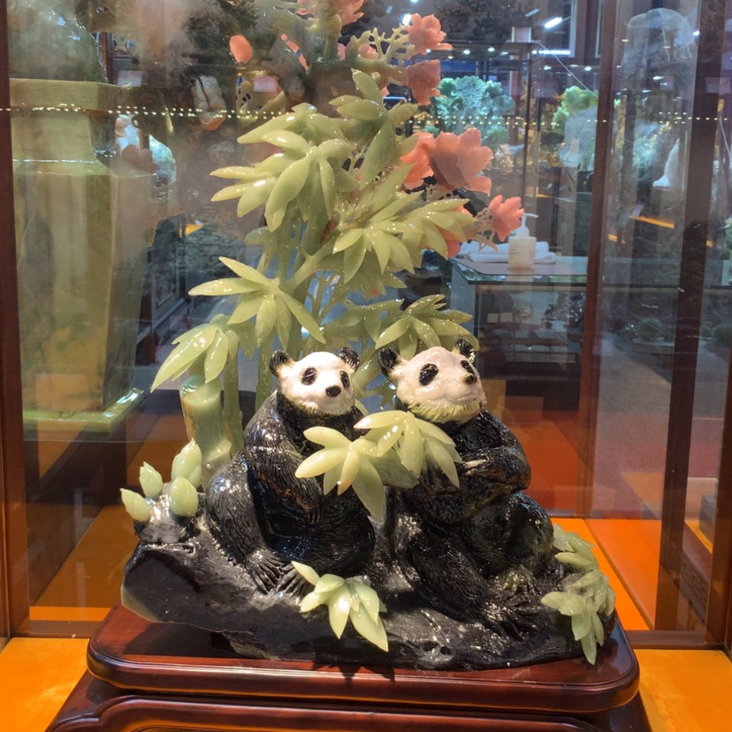 【闪购商品】未镶嵌蛇纹石玉摆件覆膜