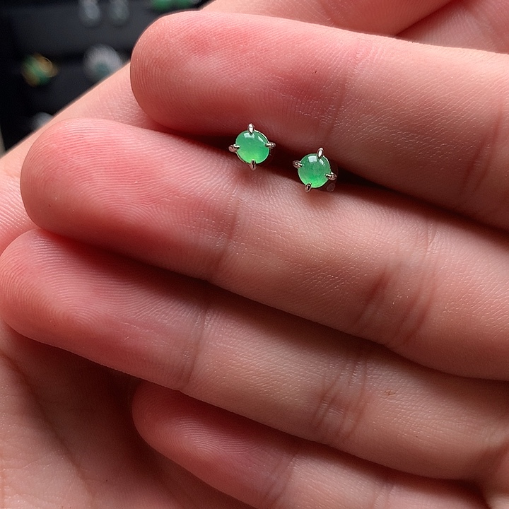 翡翠未镶嵌颈饰天然