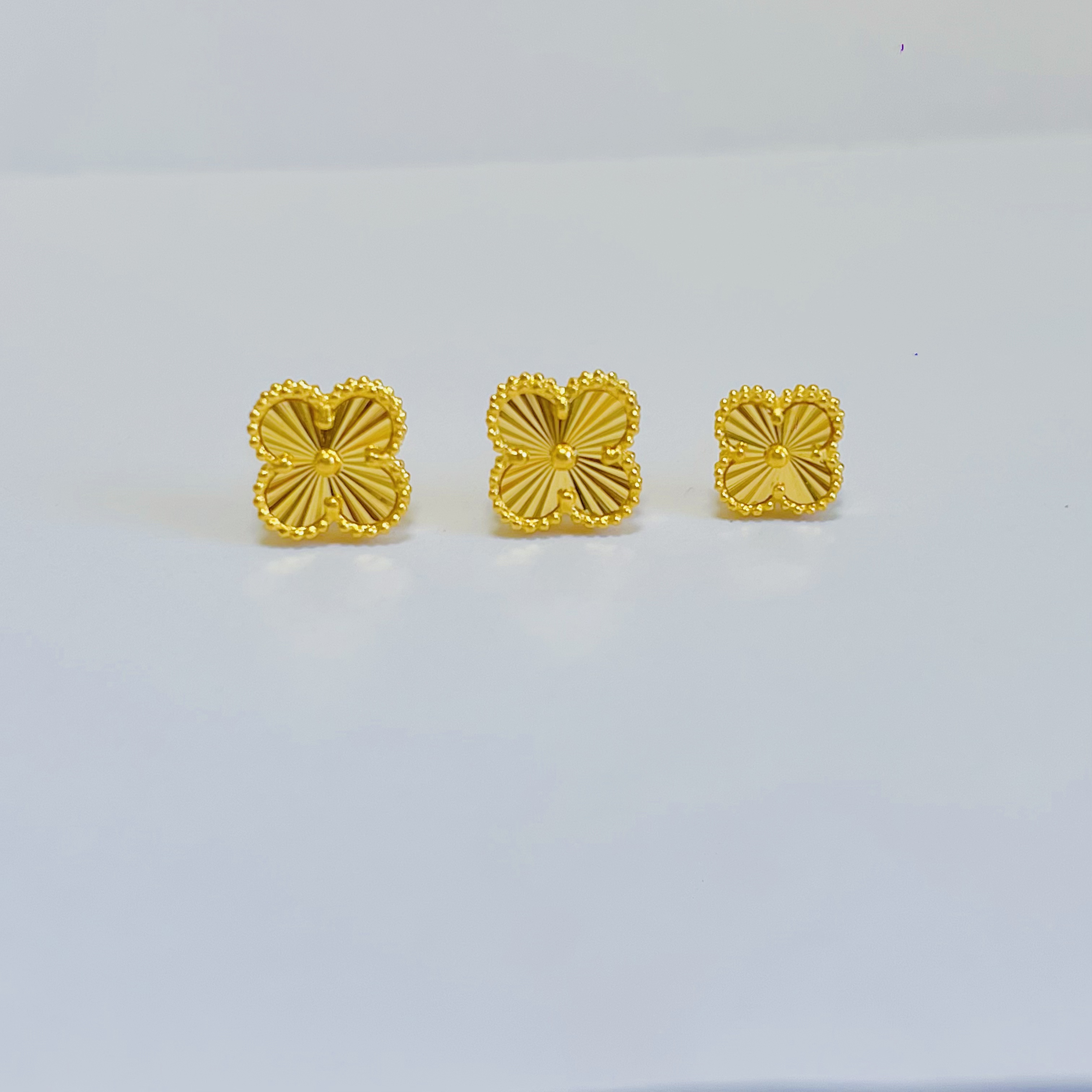 足金999水贝黄金财富金条基地质检发货四叶草幸运E