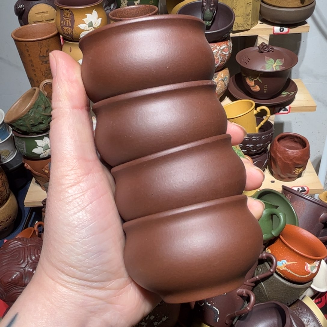 紫砂茶杯宜兴紫砂主人杯