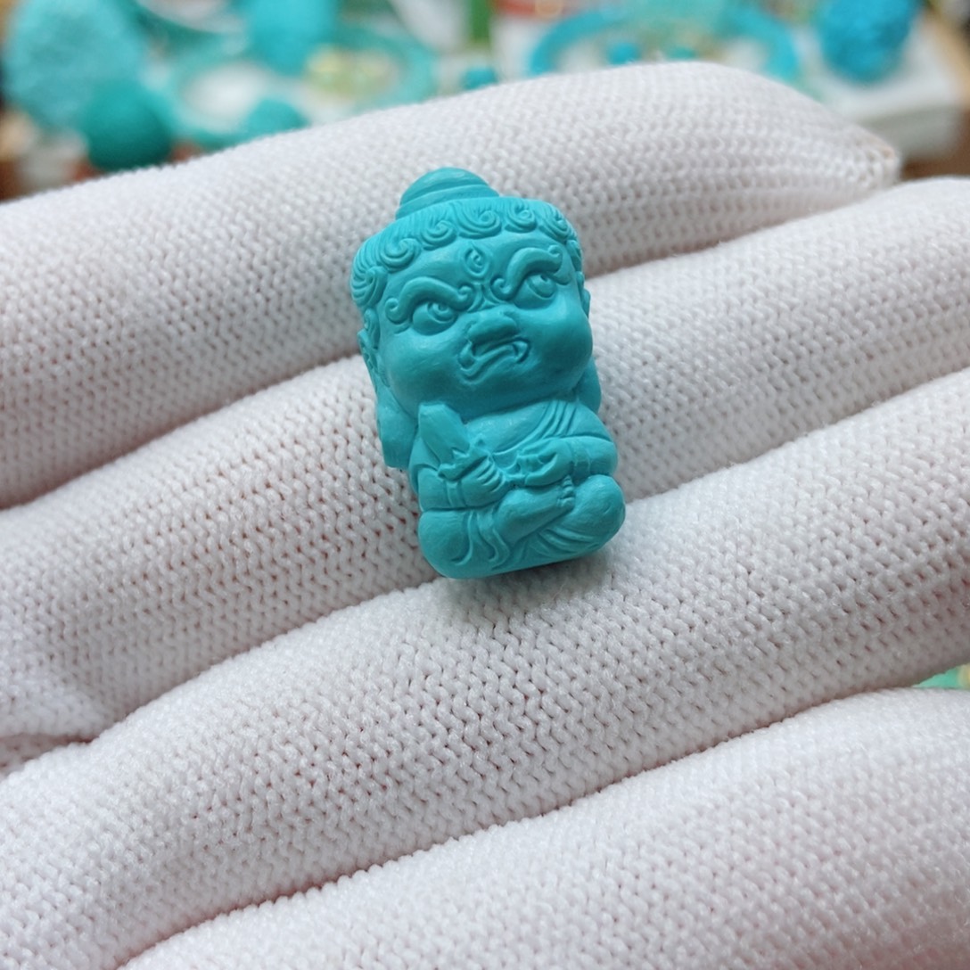 未镶嵌绿松石不动明王