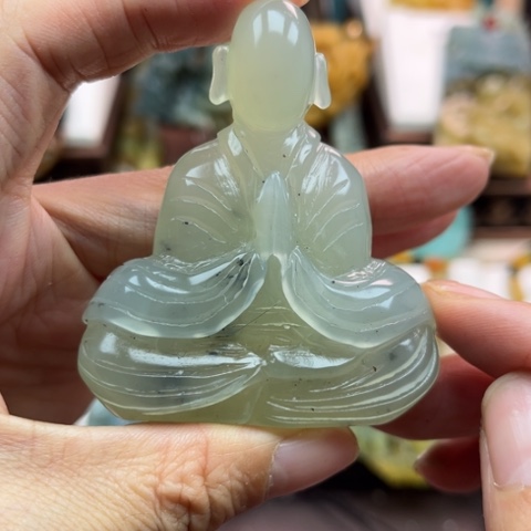 岫玉挂件未镶嵌手把