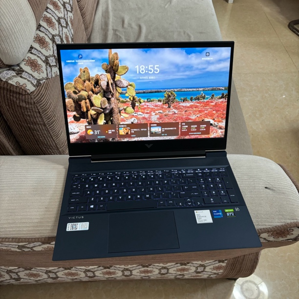 95新 HP/惠普 16寸游戏性能本标压i5 11400H 16+512 3050独显4G