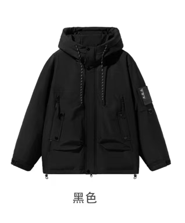 LILI001 工装外套服3969男户外情侣防水防风保暖冬季百搭连帽外套