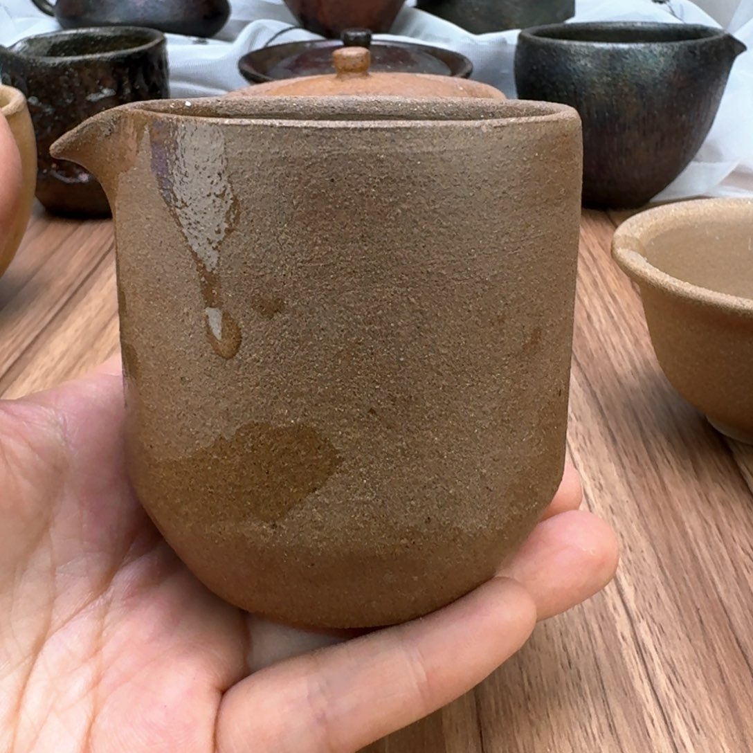 荥经黑砂炸福利明火裸烧公道杯1