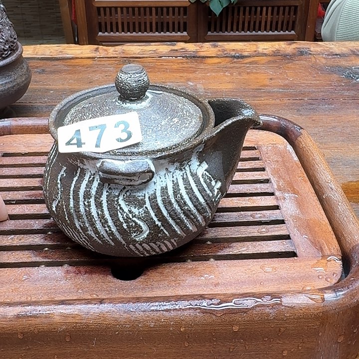 纯手工制作粗陶茶具