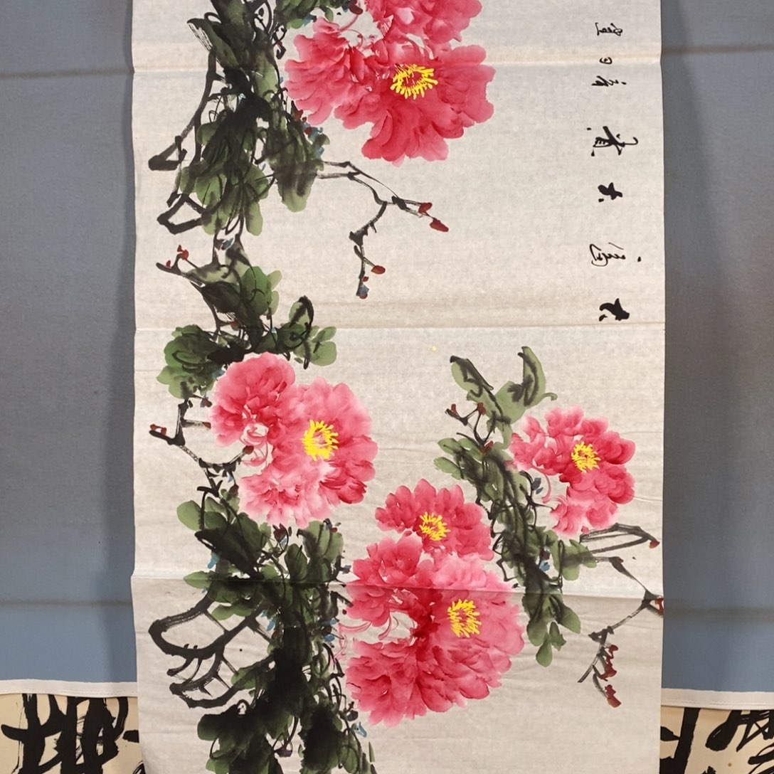 国画461牡丹花盛开的季节