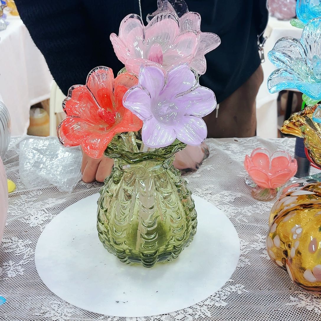 福利不退不换琉璃花瓶艺术品