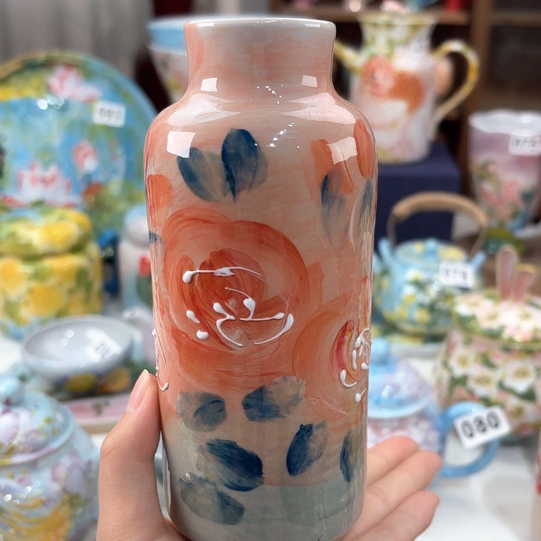 景德镇手绘高温釉下彩陶瓷茶具