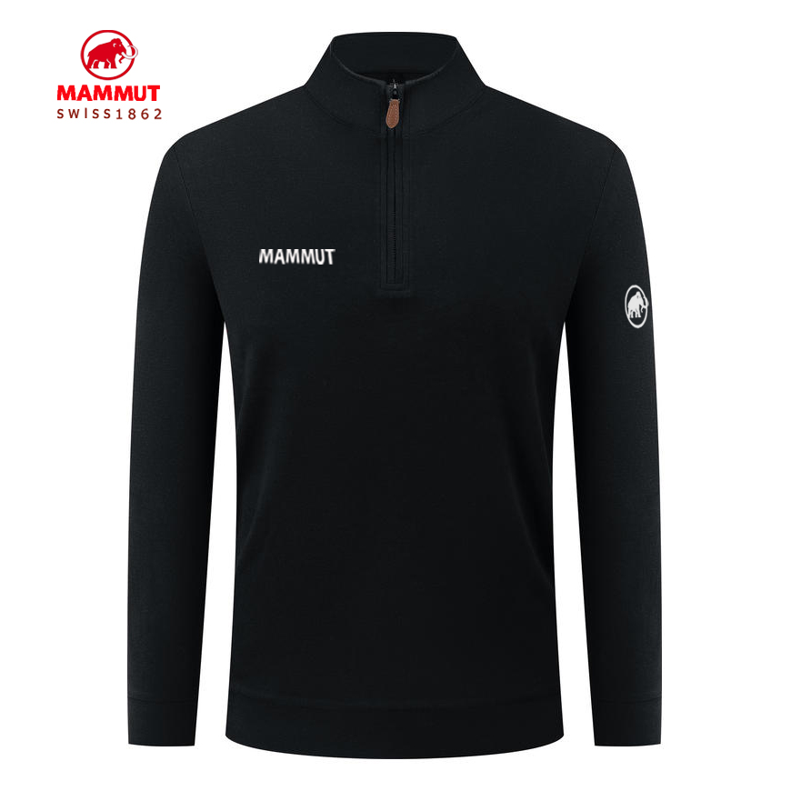 MMT猛犸家户外运动秋冬季男士立领T恤长袖抓绒保暖半拉链纯色卫衣