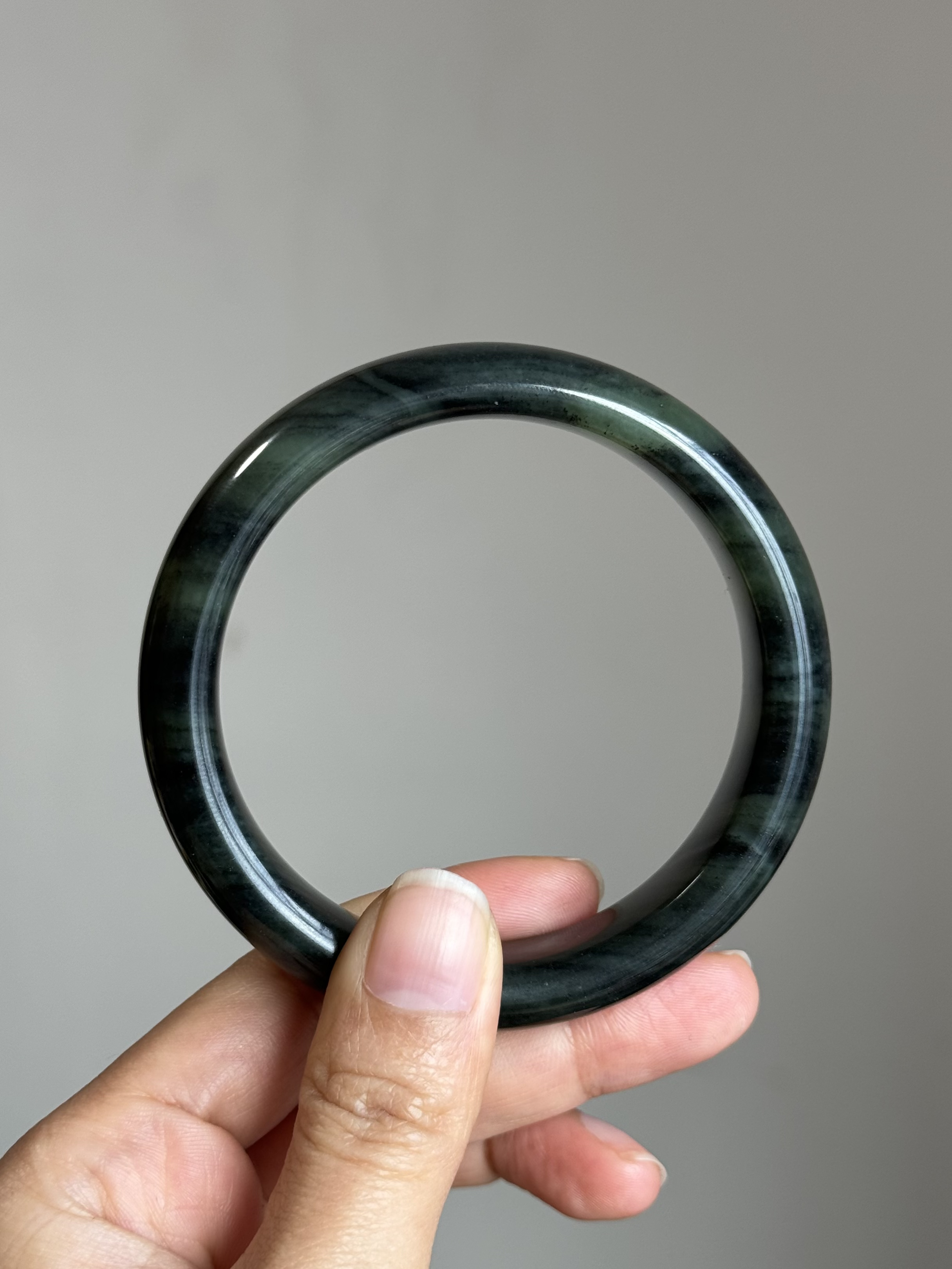 新疆和田玉青花手镯59圈口