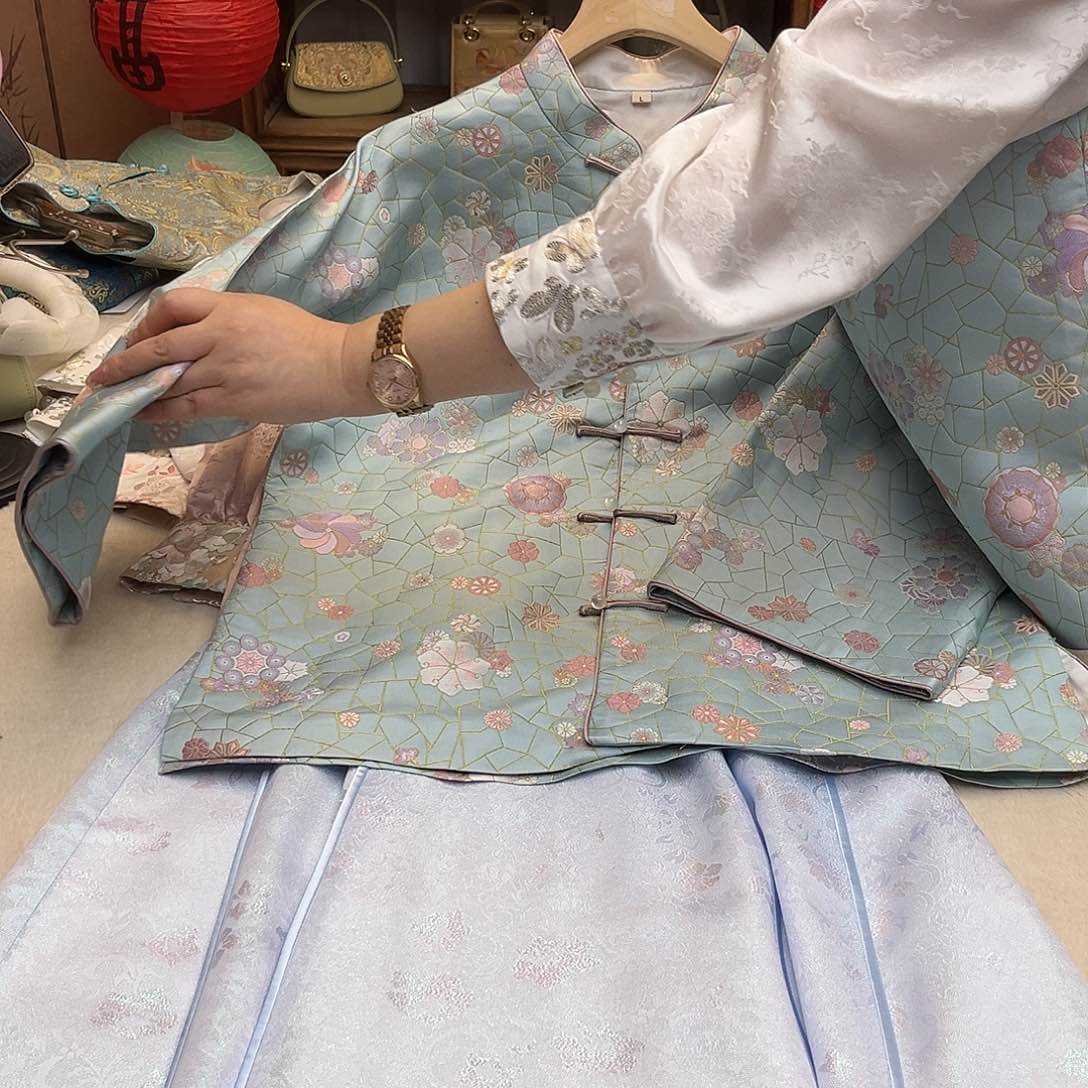 刺绣呲**啦名家宋锦名家宋锦