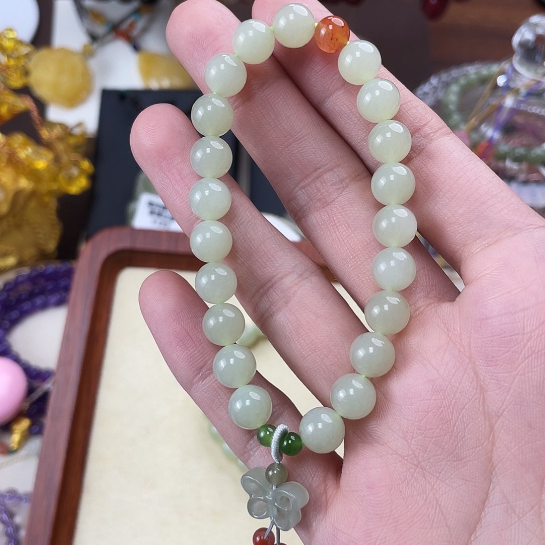 未镶嵌手链和田玉（糖玉）