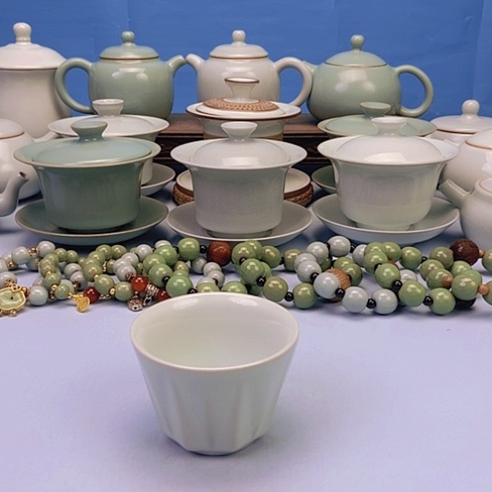 杯月白麦香杯原矿原釉原产地