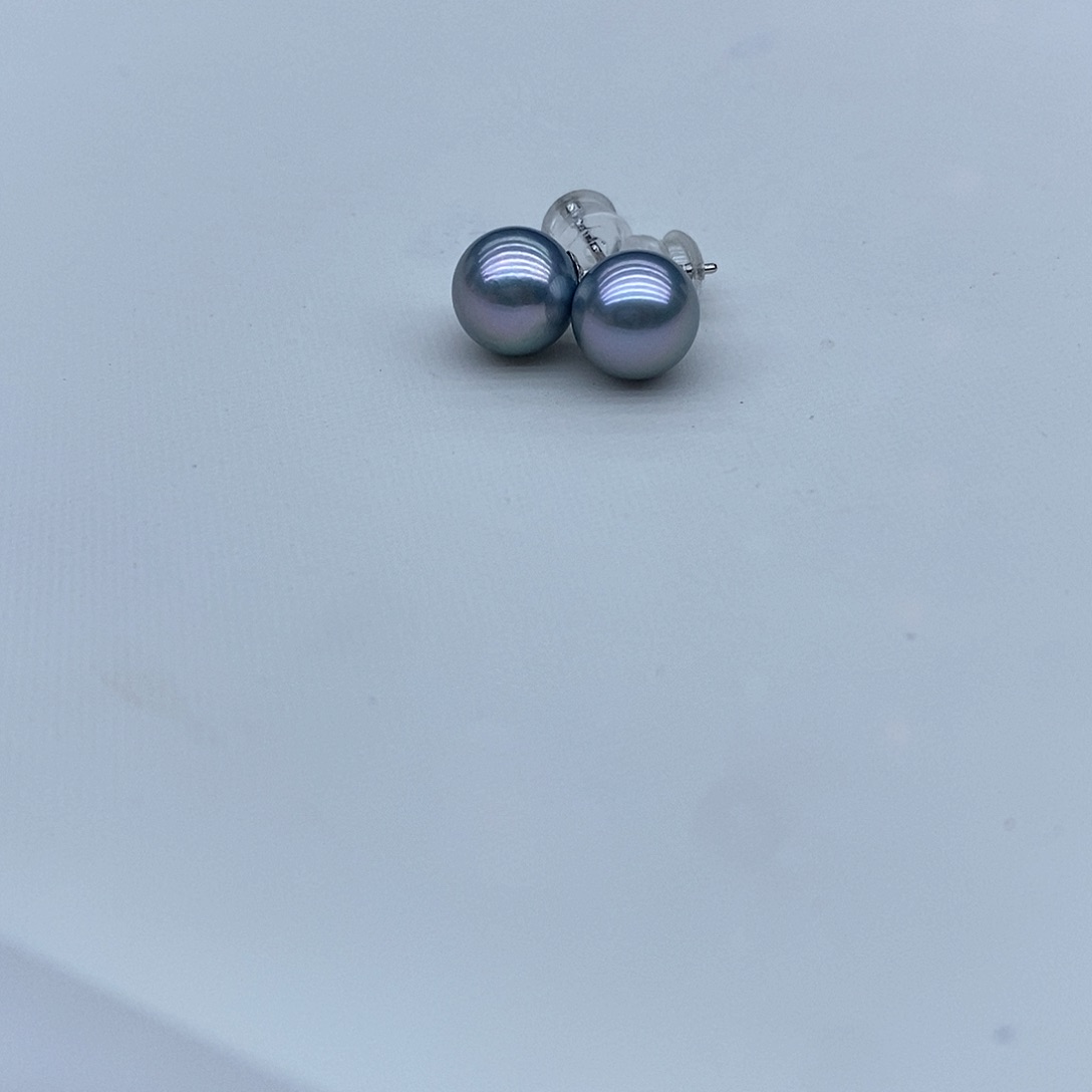 海水珍珠耳饰18K金镶嵌