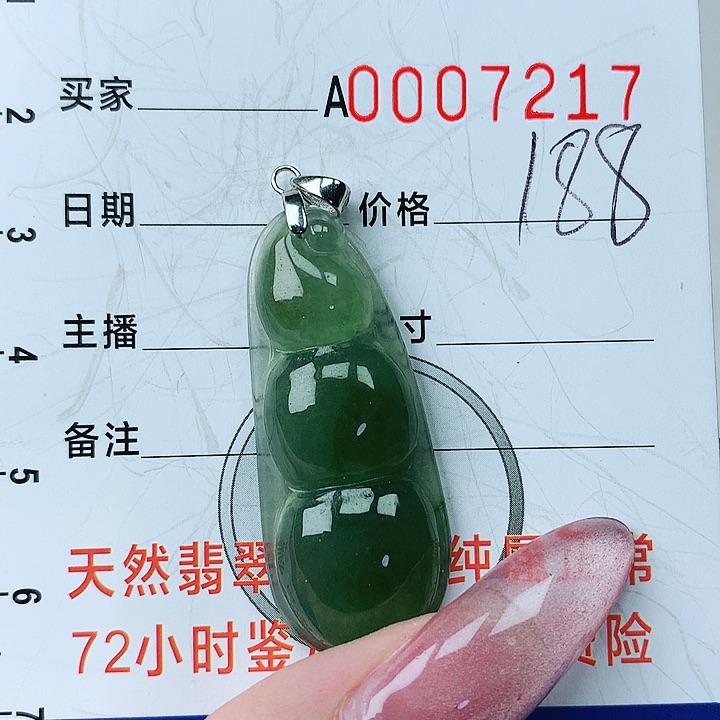 翡翠颈饰银S925镶嵌翡翠
