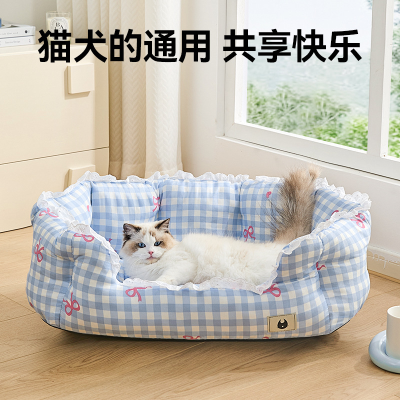 猫窝夏季四季通用半封闭式小型犬宠物窝猫咪睡觉用品