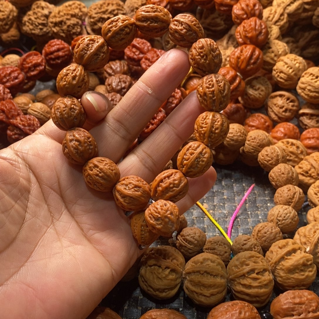 花***儿吊坠文玩核桃八棱