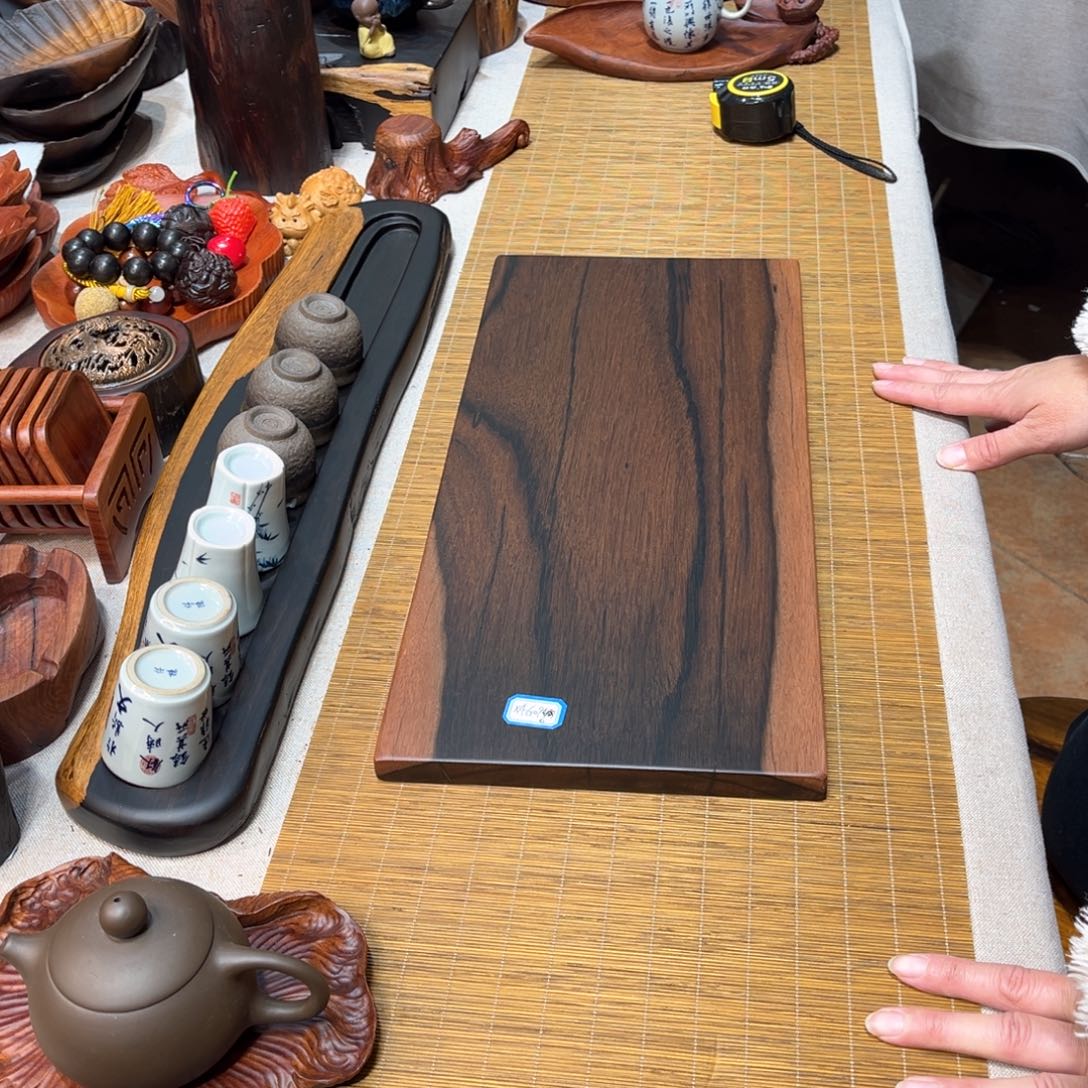 11大叶紫檀干泡茶盘