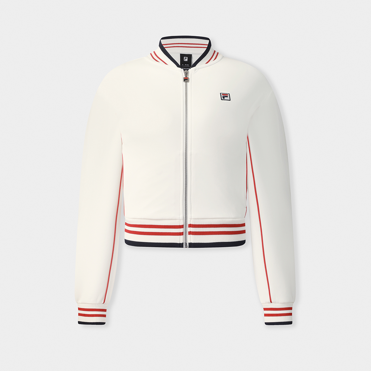 Fila/斐乐【显高短款】女春秋季流光风简约网球球服外套A11W543519