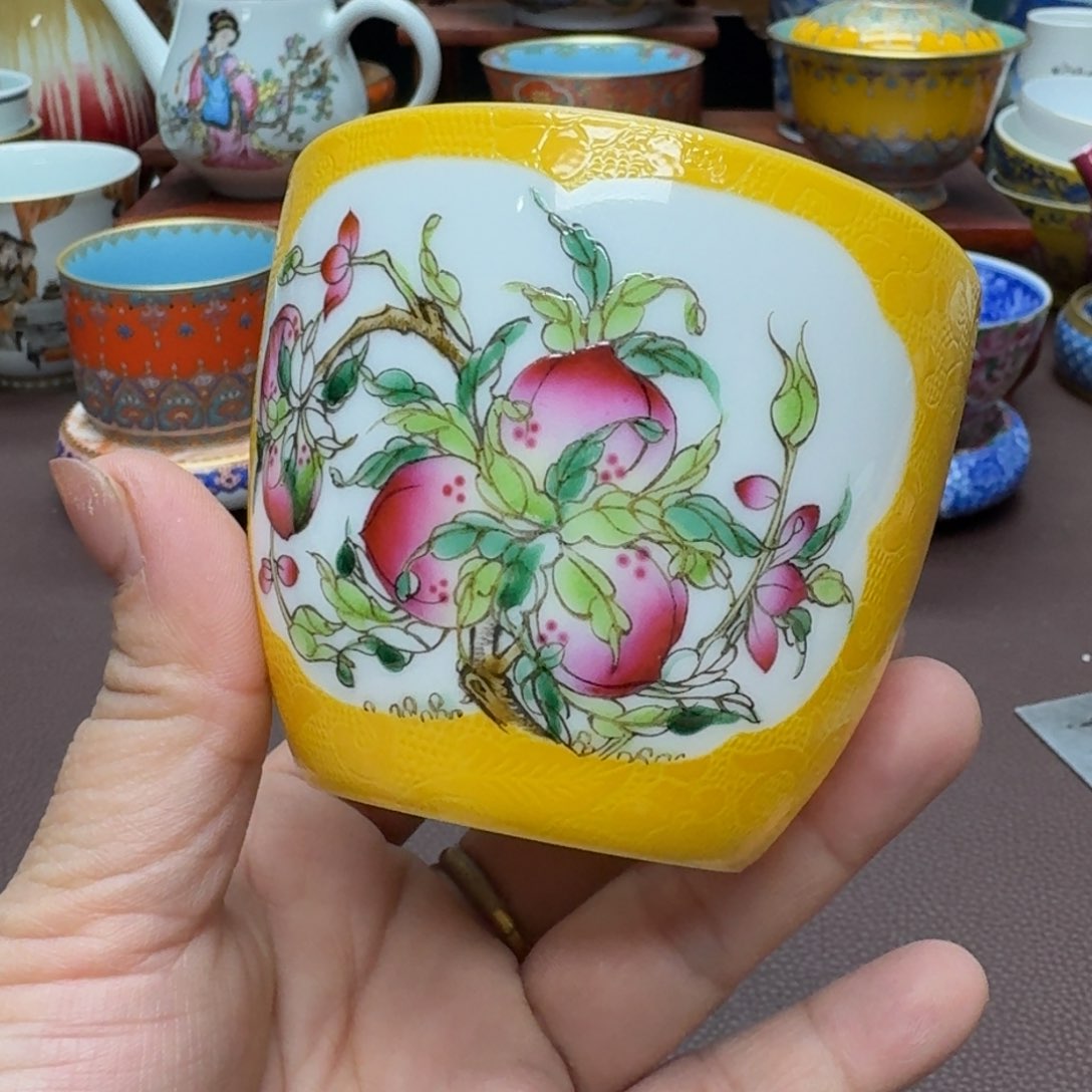 瓷片景德镇仿古手工制作精品展示