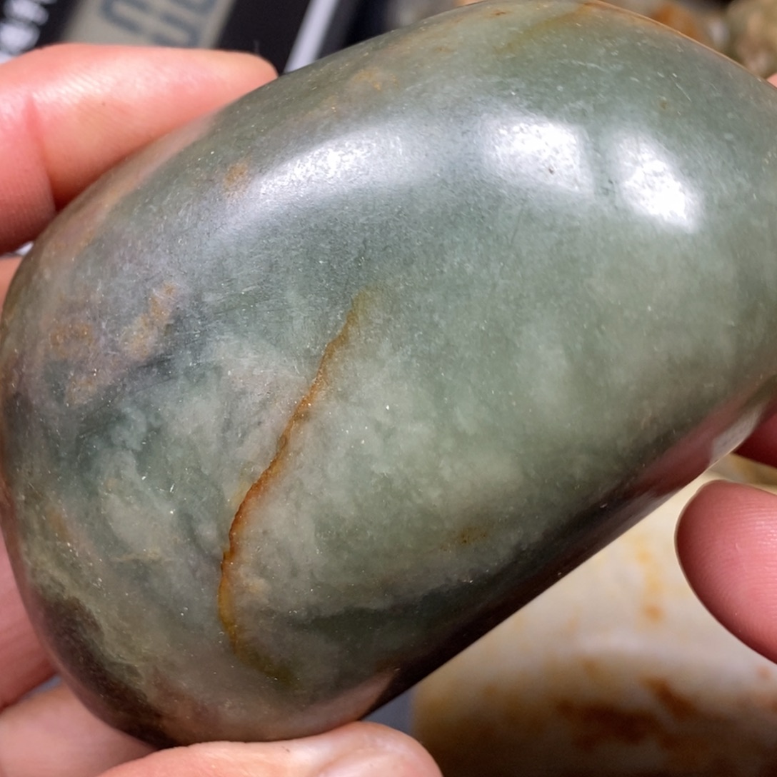 和田玉挂件银S925镀金镶嵌