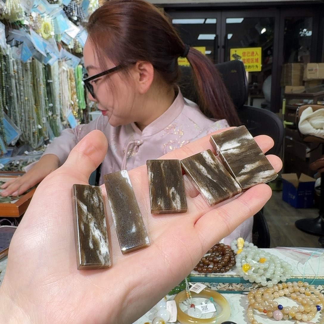 和田玉未镶嵌颈饰拍一发一多样性发货