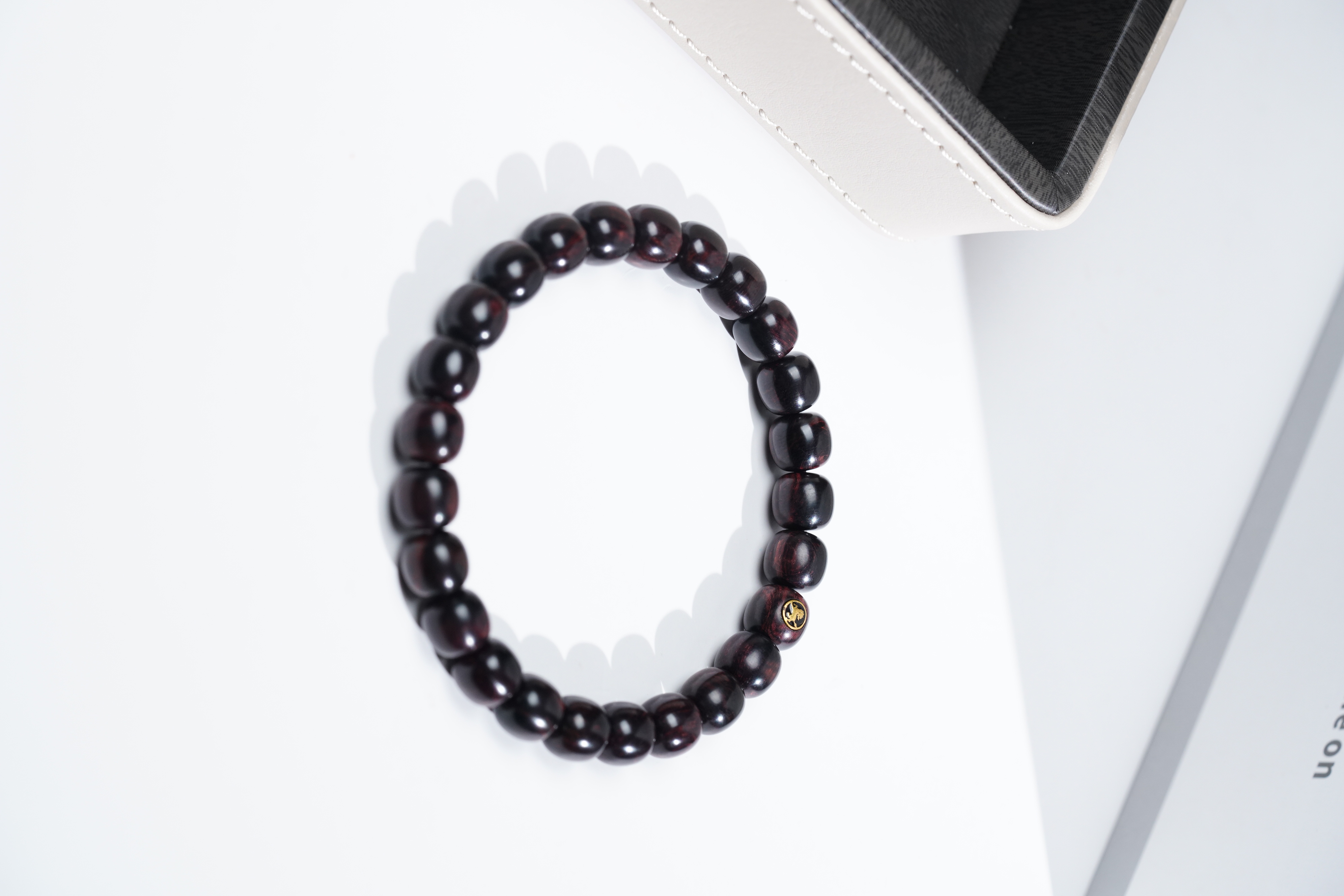 「臻藏」帝王紫海南黄花梨老型8.5mm（双金标品质） 檀物出品